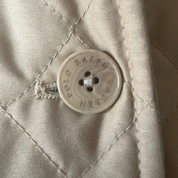 Ralph Lauren Warm Beige Quilted Spring Jacket - Size S - Picture 4 of 11